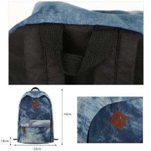 Denim Dye Blue Backpack