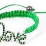 Handmade Friendship Bracelet Embellished With Love..