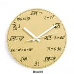 Math And Science Pop Quiz Wall Clock