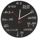 Math And Science Pop Quiz Wall Clock