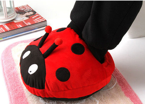 Cute Ladybird Usb Heating Shoes Warmer