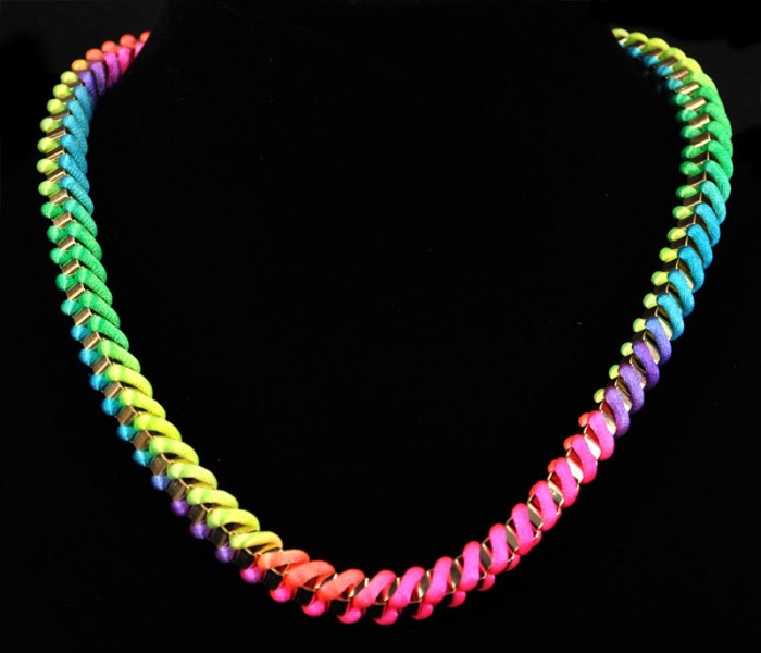 Rainbow Color Necklace on Luulla